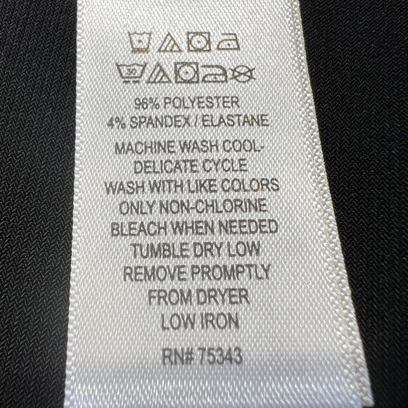 🖤 Tahari Women's Top Size XL – Elegant Wrap Style - Picture 8 of 10